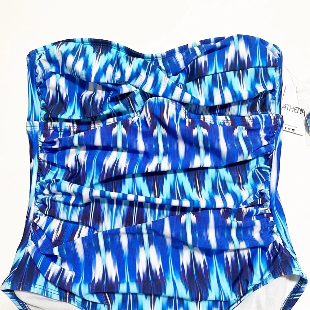 NEW Athena Twist Bandeau Halter Swimsuit